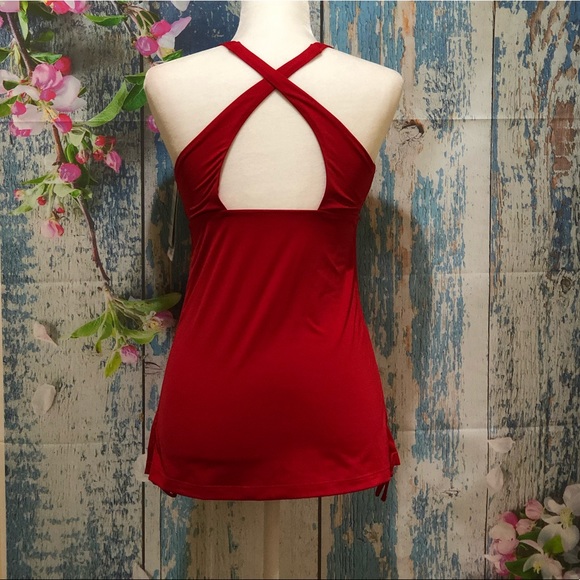 NWT Athleta Side Scrunch Swim Tank - Picture 3 of 5